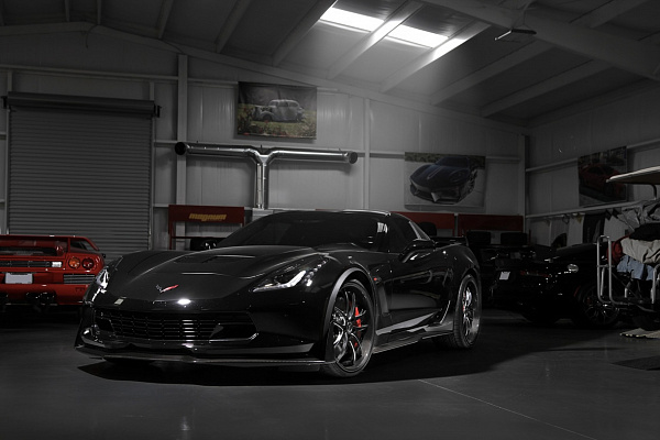 Фото дисков Savini SV40 Другой цвет на Chevrolet Corvette C7