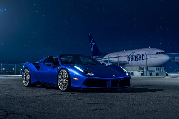Фото дисков HRE S200 Глянцевый лак на Ferrari 488