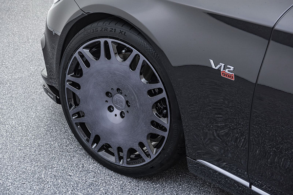 Фото дисков BRABUS Monoblock M (Platinum Edition) Черный глянец на Mercedes-Benz S-Class (W222, C217)
