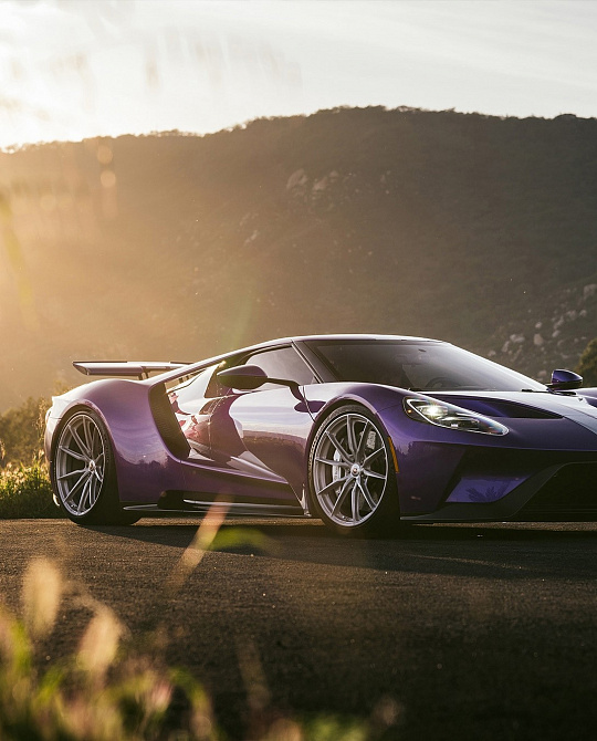 Фото дисков P104SC Глянцевый лак на Ford GT II