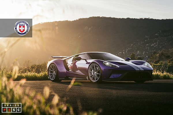 Фото дисков HRE P104SC Глянцевый лак на Ford GT II