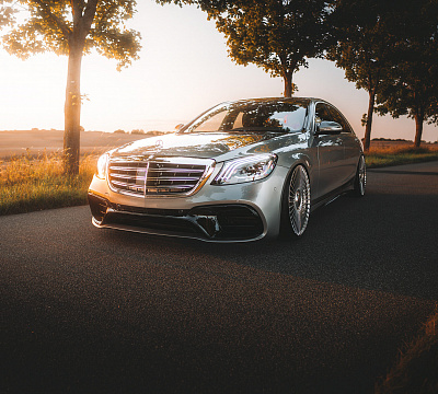 Фото дисков Vossen S17-16 на Mercedes-Benz S-Class (W222, C217)