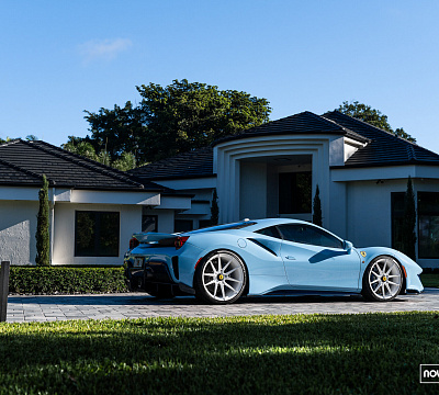 Фото дисков NOVITEC NF10 на Ferrari 488