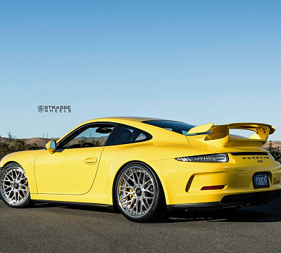 Фото дисков Strasse Wheels SV10M Deep Concave FS на Porsche 911 VII