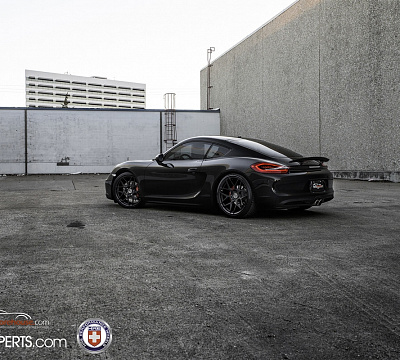 Фото дисков HRE FF01 на Porsche Cayman II