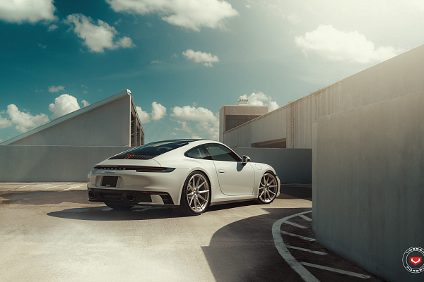 Фото дисков Vossen EVO-2 Глянцевый лак на Porsche 911 VIII