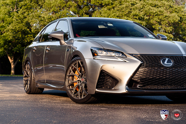 Фото дисков Vossen S17-01 Матовый графит на Lexus GS IV