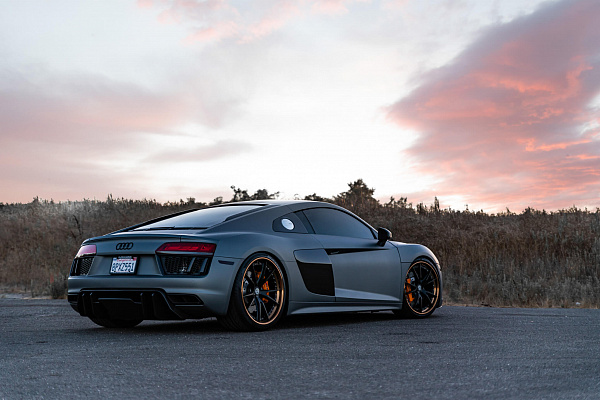 Фото дисков HRE S101 Черный сатин на Audi R8 (4S)