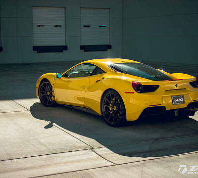 Фото дисков Vossen M-X2 на Ferrari 488