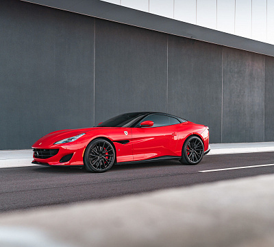 Фото дисков Vossen HF-4T на Ferrari Portofino