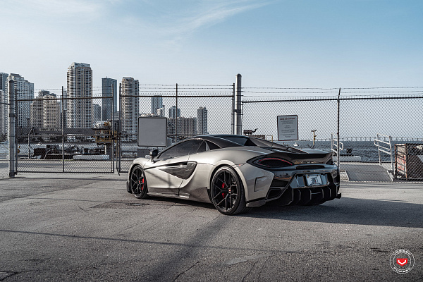 Фото дисков Vossen S21-01 Черный глянец на McLaren 570S
