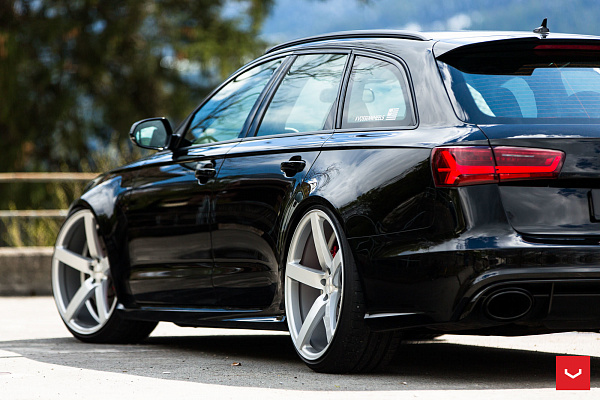 Фото дисков Vossen CV3 Серебро на Audi A/RS 6 (C7)