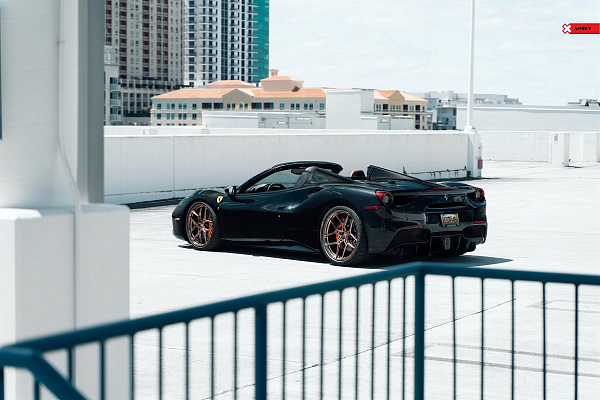Фото дисков Anrky S1-X4 Глянцевая бронза на Ferrari 812