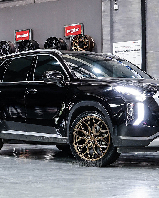 Фото дисков HF-2 Сатиновая бронза на Hyundai Palisade I