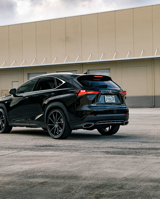 Фото дисков CVT Черный глянец на Lexus NX I