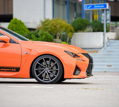 Фото дисков Vossen CVT на Lexus RC