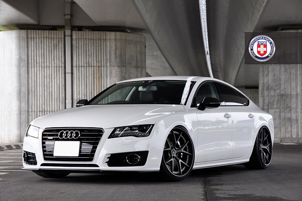 Фото дисков HRE S101 Сатиновый графит на Audi A/RS 7 (4G)
