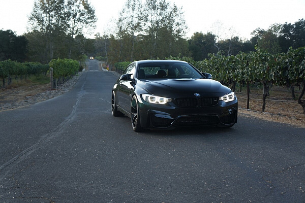 Фото дисков HRE P101 Черный сатин на BMW 4/M4 (F32/F82)