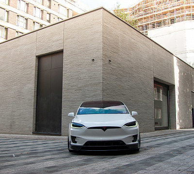 Фото дисков Vossen VFS-1 на Tesla Model X