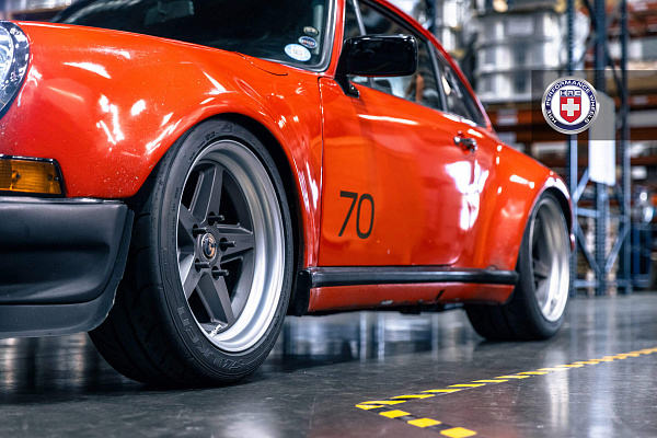Фото дисков HRE 517K Сатиновый графит на Porsche 911 I