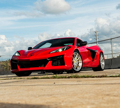 Фото дисков Anrky AN28 на Chevrolet Corvette C8