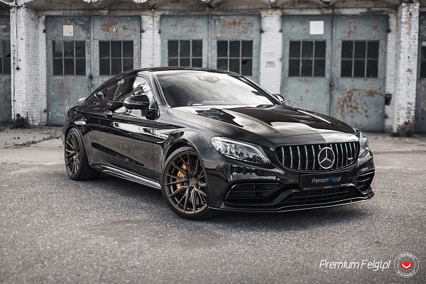 Фото дисков Vossen HF-4T Сатиновая бронза на Mercedes-Benz C-Class (W205)