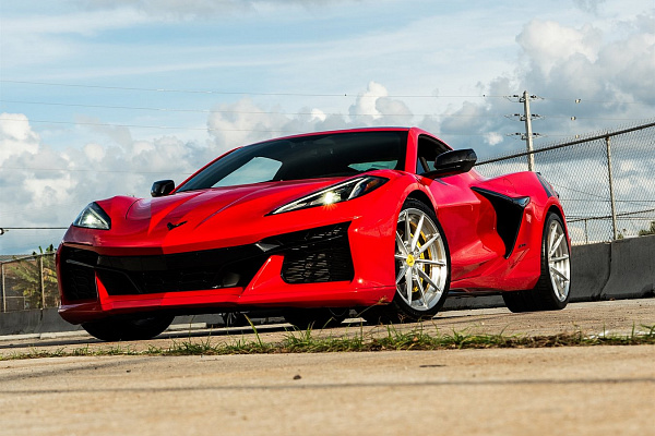 Фото дисков Anrky AN28 Глянцевый лак на Chevrolet Corvette C8