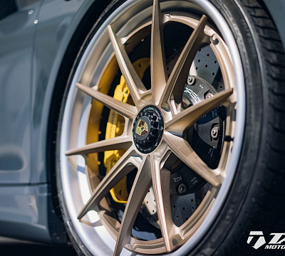 Фото дисков Anrky AN38 на Porsche 911 VII