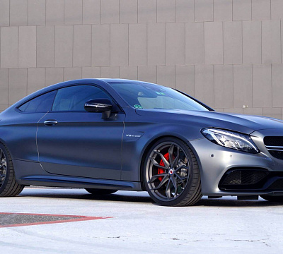 Фото дисков HRE P201 на Mercedes-Benz C-Class (W205)