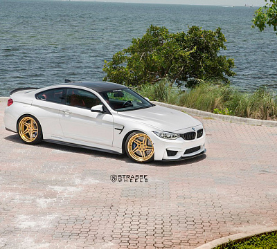 Фото дисков Strasse Wheels SV2T Deep Concave FS на BMW 4/M4 (F32/F82)