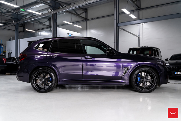 Фото дисков Vossen HF-5 Черный сатин на BMW X3/X3 M (G01/F97)