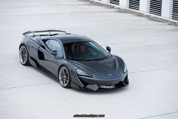 Фото дисков HRE S101 Глянцевый темный лак на McLaren 570S