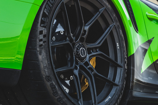Фото дисков Brixton Forged CM5-R Черный матовый на Porsche 911 VII