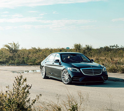 Фото дисков Vossen HF-4T на Mercedes-Benz S-Class (W222, C217)