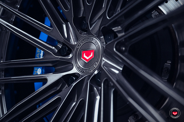 Фото дисков Vossen VPS-5 (3-Piece) Глянцевый темный лак на Nissan GT-R