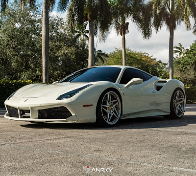 Фото дисков Anrky S1-X3 на Ferrari 488