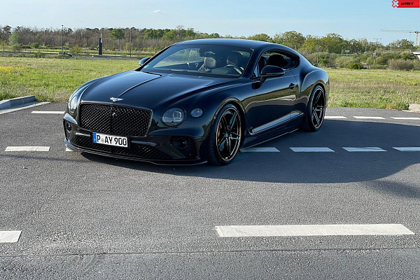 Фото дисков Anrky AN37 Черный глянец на Bentley Continental GT III