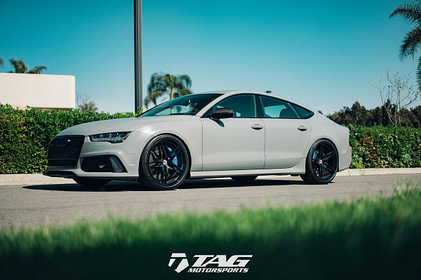 Фото дисков HRE P107 Черный глянец на Audi A/RS 7 (4G)