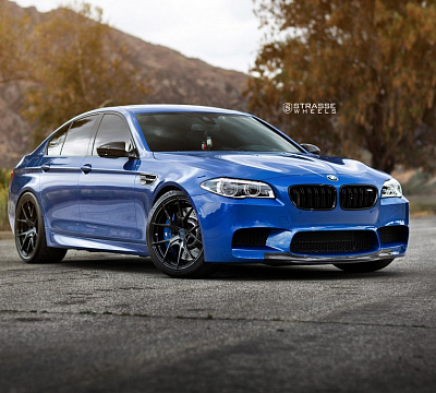 Фото дисков Strasse Wheels SM5R Deep Concave Monoblock на BMW 5/M5 (F10)