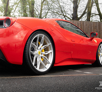 Фото дисков NOVITEC NF11 на Ferrari 488
