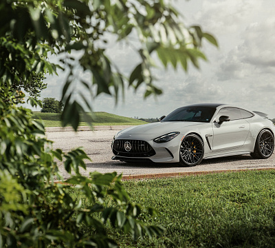 Фото дисков Vossen HF-7 на Mercedes-Benz AMG GT II