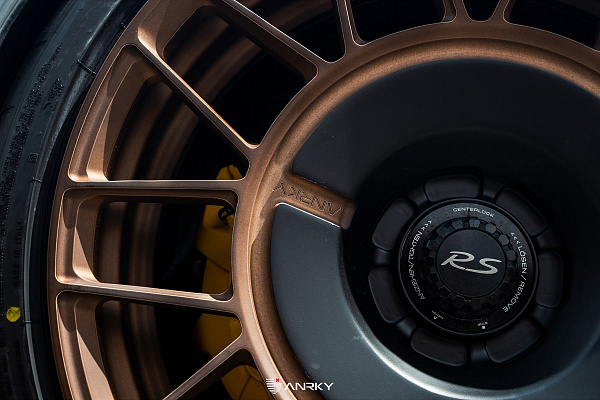 Фото дисков Anrky AN20 Aerosport Сатиновая бронза на Porsche 911 VIII