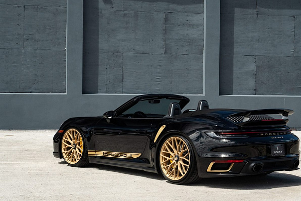 Фото дисков Anrky AN10 Сатиновое золото на Porsche 911 VIII