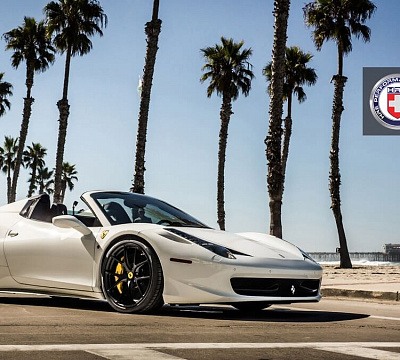 Фото дисков HRE P101 на Ferrari 458