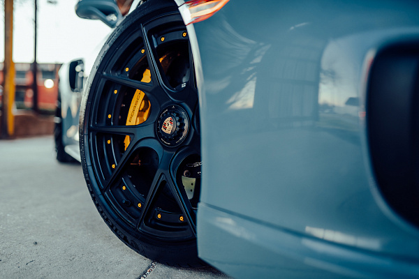 Фото дисков Strasse Wheels SM5RT Deep Concave Duoblock Черный сатин на Porsche 911 VII