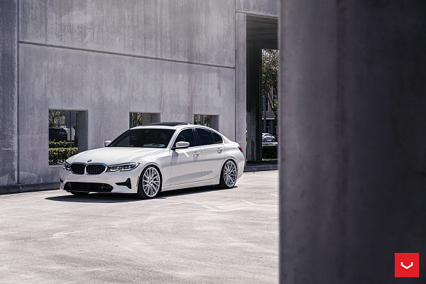 Фото дисков Vossen HF-4T Полированный лак на BMW 3/M3 (G2x/G80)