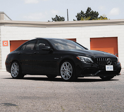 Фото дисков HRE FF10 на Mercedes-Benz C-Class (W205)