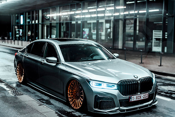 Фото дисков Brixton Forged HS1 Сатиновая медь на BMW 7 (G11/G12)