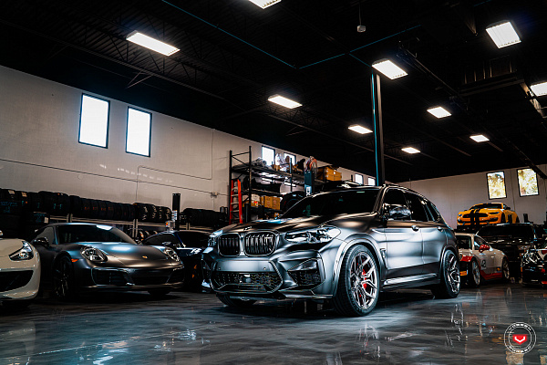 Фото дисков Vossen EVO-3R Глянцевый темный лак на BMW X3/X3 M (G01/F97)