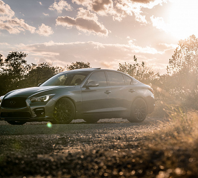 Фото дисков Vossen HF-2 на Infiniti Q50